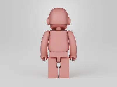 Bearbrick Daft Punk 2 3D print model