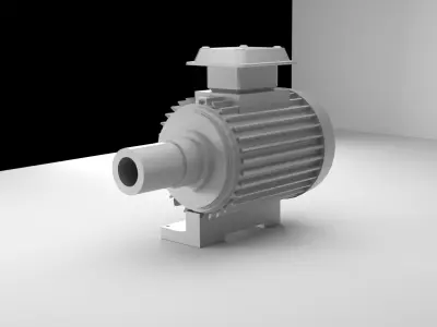Electric Engine 3D model