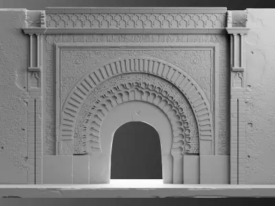 Bab Agnaou Marrakech Morocco 3D model