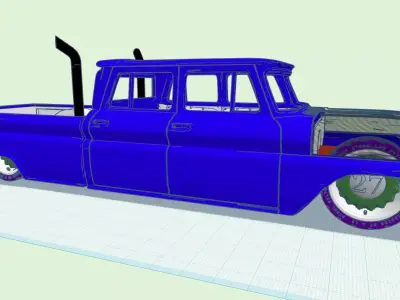 65 Lowered Chevy Truck Add-ons 3D print model