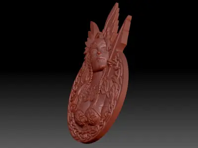 Warrior Woman 3D print model