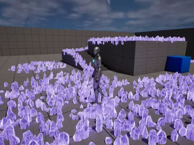 Magical Crystal Unreal Engine Asset Pack Low-poly 3D model