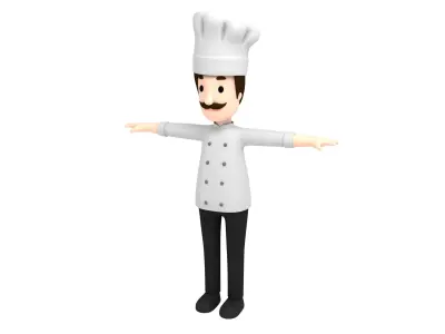 Cartoon Man Character Pack1 3D model