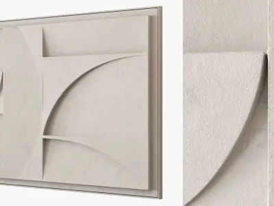 Extra Large Relief Artwork 3D model