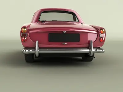 Morgan Plus 4 Plus coupe 3D model