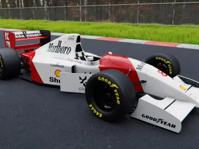 Mclaren MP4-8 3D model