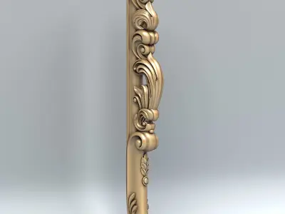 Furniture leg 015 3D model