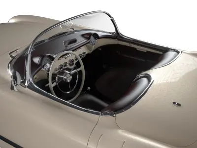 Chevrolet - 1954 - Corvette Saint Louis 3D model