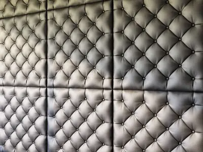 Decorative wall panel gray 3D model