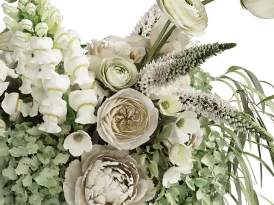 Flower In Vase 71 3D model