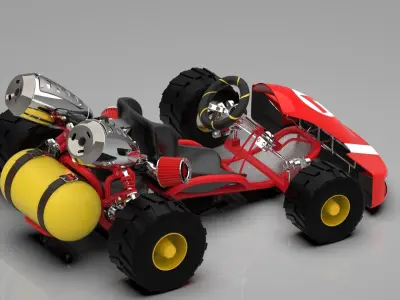 Mario Kart Movie 2023 3D model