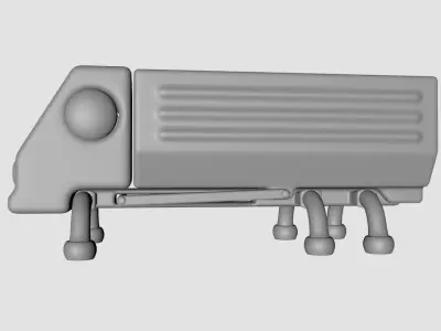 Sci-Fi Truck 3D model