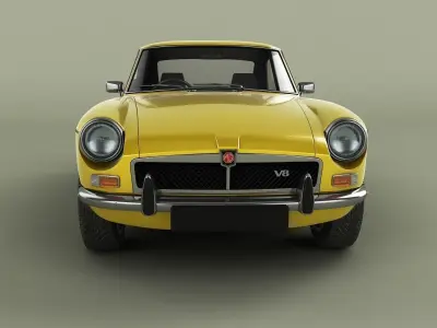 MG MGB GT V8 Coupe 3D model