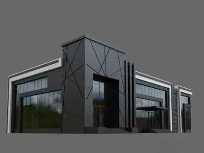 Office Building ID077 3D model