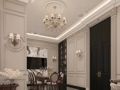Neo classic President Room 3D model