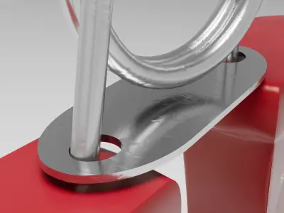 hand grip strengthener High-poly 3D Model 3D model