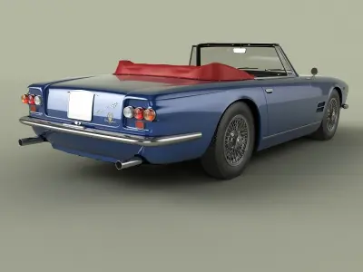 Maserati 5000 GT Convertible 3D model