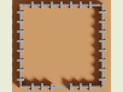 Facility Walls 3D model