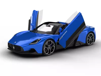 Maserati MC20 Cielo 2023 HQ 3d model 3D model