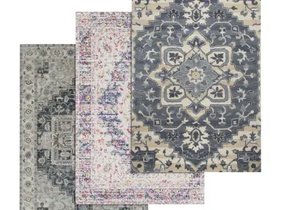 Rug Set 656 3D model