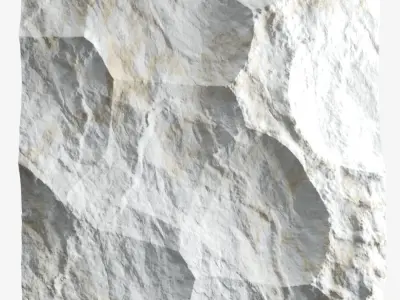 197-RockPanel sandstone wall texture 3D model