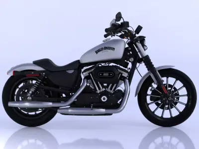 Harley Davidson Iron 883 High-Detail 3D Model 3D model