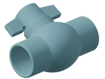 Plastic Exquisite Pipe Knob Toy 3D model