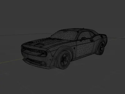DODGE CHALLENGER DEMON 3D model