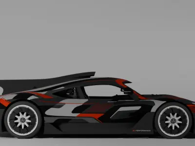 Mercedes AMG One 2021 HQ 3d model 3D model