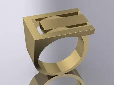 Jewelry Gold Brand Gold 3D print model