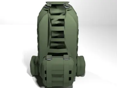 Backpack - Military 3D model