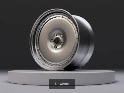 Retro deepdish wheel pack