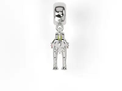 Camel Charm with Gems 3D print model