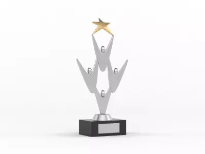 Trophy Cups 3D model 57