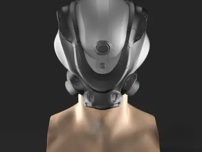 SCIFI HELMET 03 Free 3D model