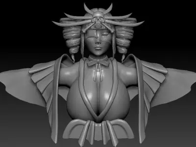 Katen Kyokotsu Spirit form Wall Decoration 3D print model