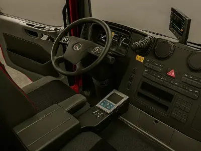 German Fire Ladder  3D model