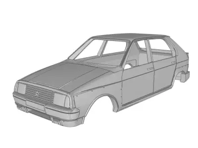 Citroen Visa Chrono 3D print model
