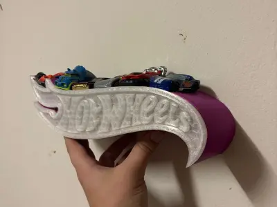 HOTWHEELS CAR DISPLAY LOGO 3D print model