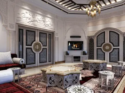 Arabic Majlis 001 3D model