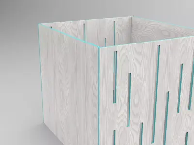 Bes Storage Box Low-poly 3D model