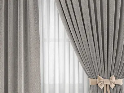 curtain N1 3D model