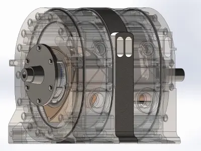 Wankel Engine by Solidworks 3D model