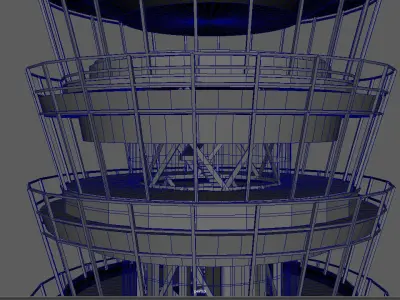 Airport Tower 3D model