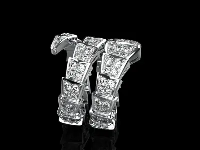 Snake Ring 75041 3D print model