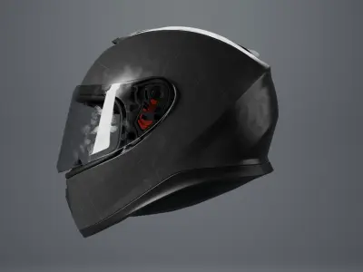 Motorbike Helmet Sports Style 3D model