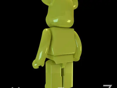 Yellow Bear Brick 3D model