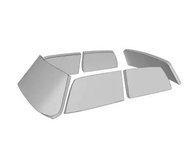 Peugeot 404 berlina  3D print model