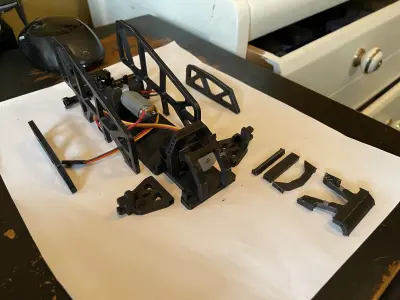 SCX24 Sprint Car 3D print model