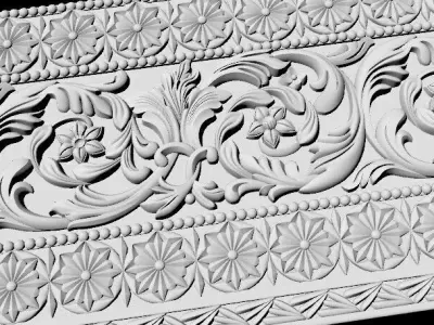 Decor for furniture 3D model 27